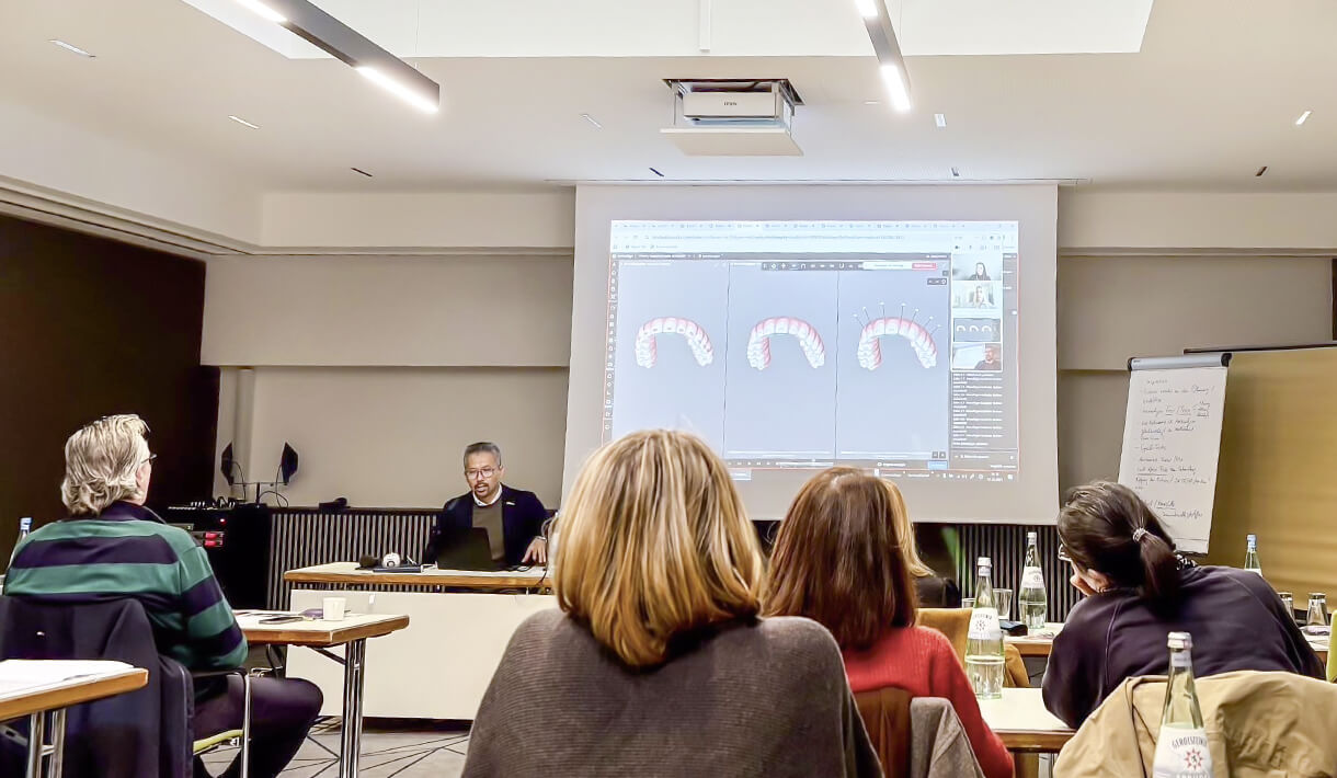 Dr. Woo-Ttum Bittner leitete beim Invisalign Study Club am 17. Oktober in Hannover einen einen praxisorientierten Workshop