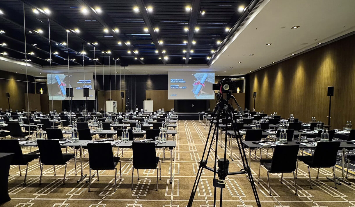 Kongresssaal des Wilma Mildner Live Events für High Performer