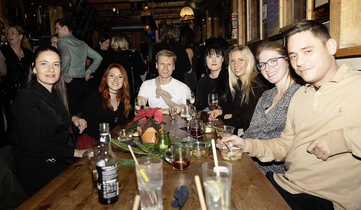 adentics weihnachtsfeier im Klunkerkranich