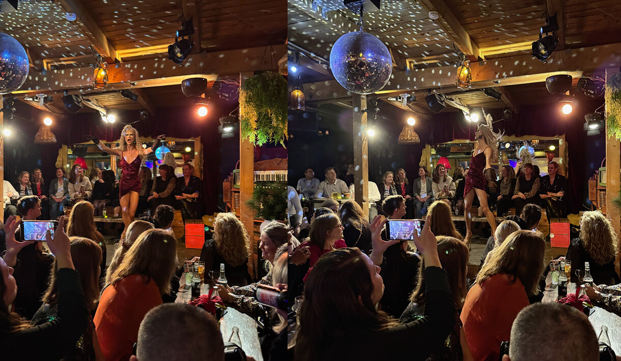 adentics weihnachtsfeier im Klunkerkranich