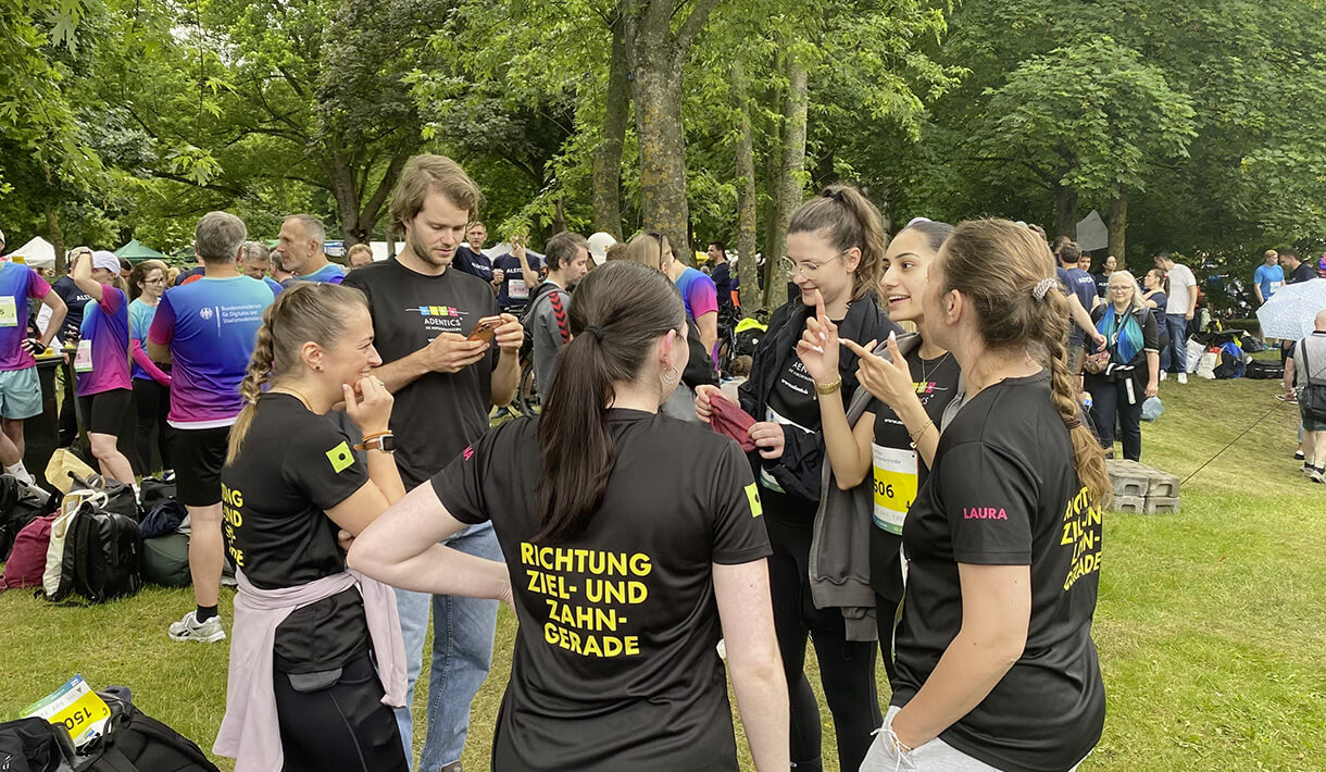ADENTICS bei der 5x5 km Team-Staffel der Berliner Wasserbetriebe