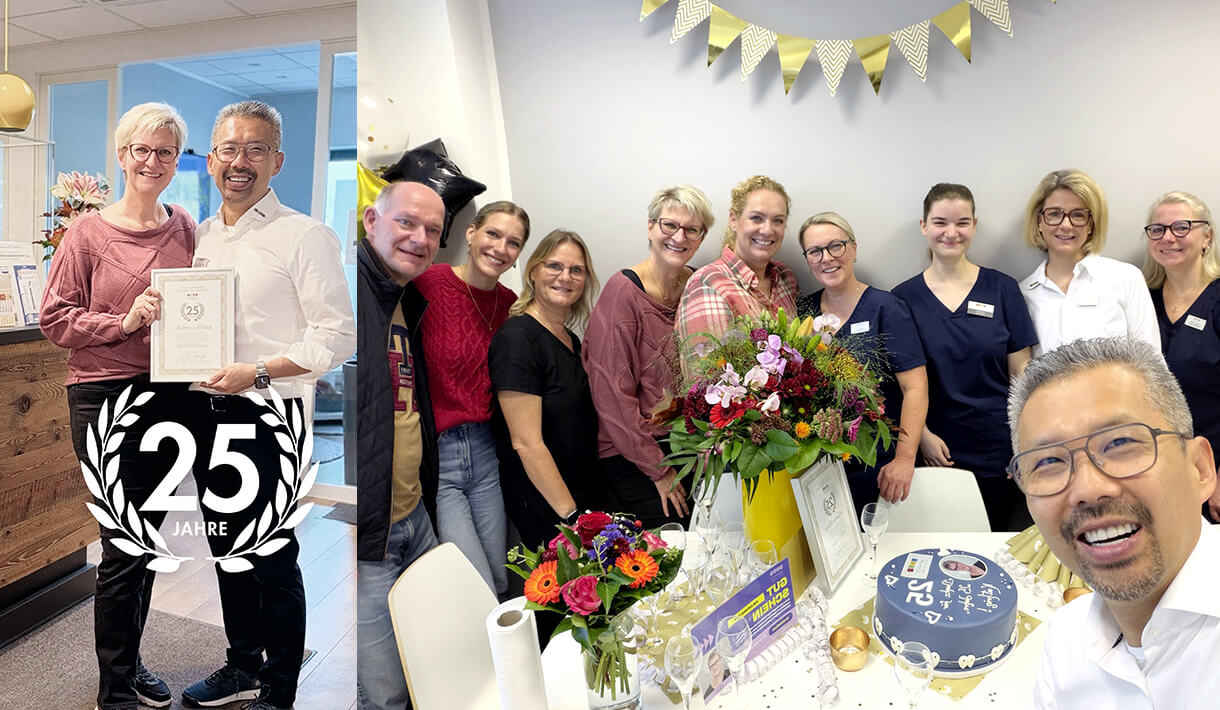 25 gemeinsame Jahre sind ein besonderer Anlass, Danke zu sagen