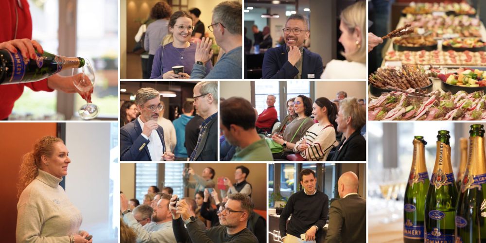 ADENTICS Academy Fortbildung – Personal, Fingerfood & Champagner