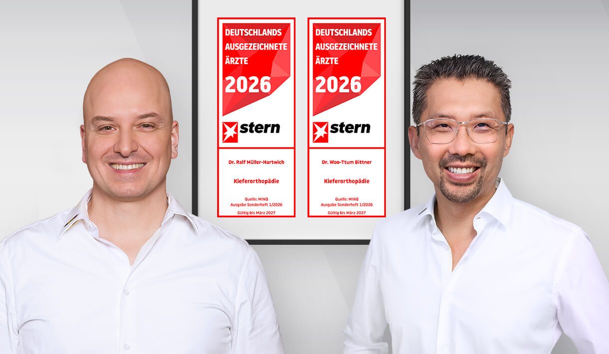 Dr. Woo-Ttum Bittner und Dr. Ralf Müller-Hartwich wurden auch 2026 in die Stern-Ärzteliste „Deutschlands ausgezeichnete Ärzte“ aufgenommen.