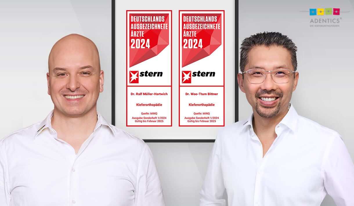 TOP-Kieferorthopäden 2024: Dr. Bittner und Dr. Müller-Hartwich erneut mit dem Stern-Siegel ausgezeichnet!