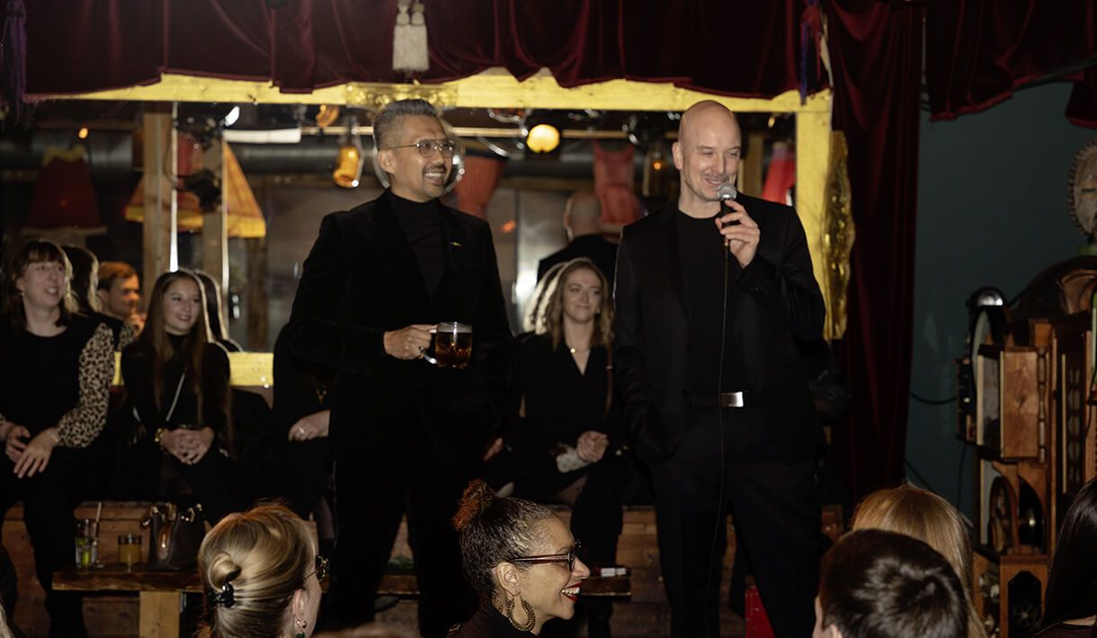 The ADENTICS Christmas party at Klunkerkranich