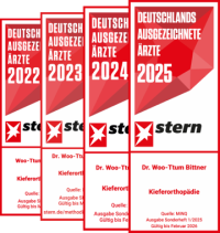Dr. Woo-Ttum Bittner ist mit dem Stern-Siegel ausgezeichnet als „Deutschlands ausgezeichnete Ärzte“