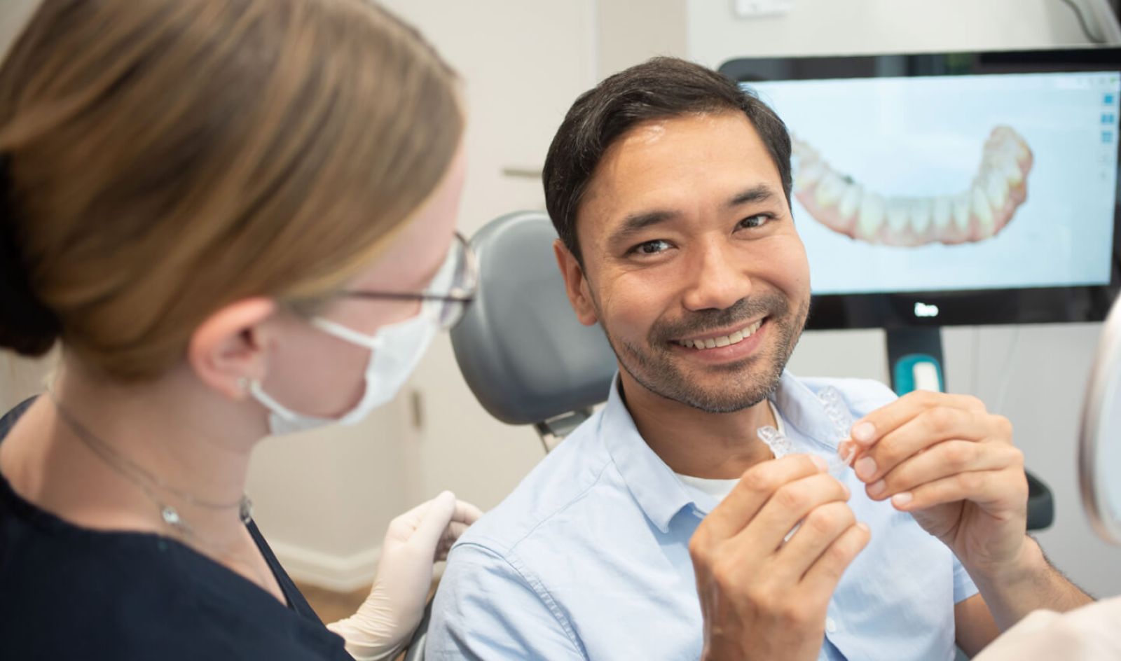 Invisalign Intraoralscan bei ADENTICS in Berlin Tegel